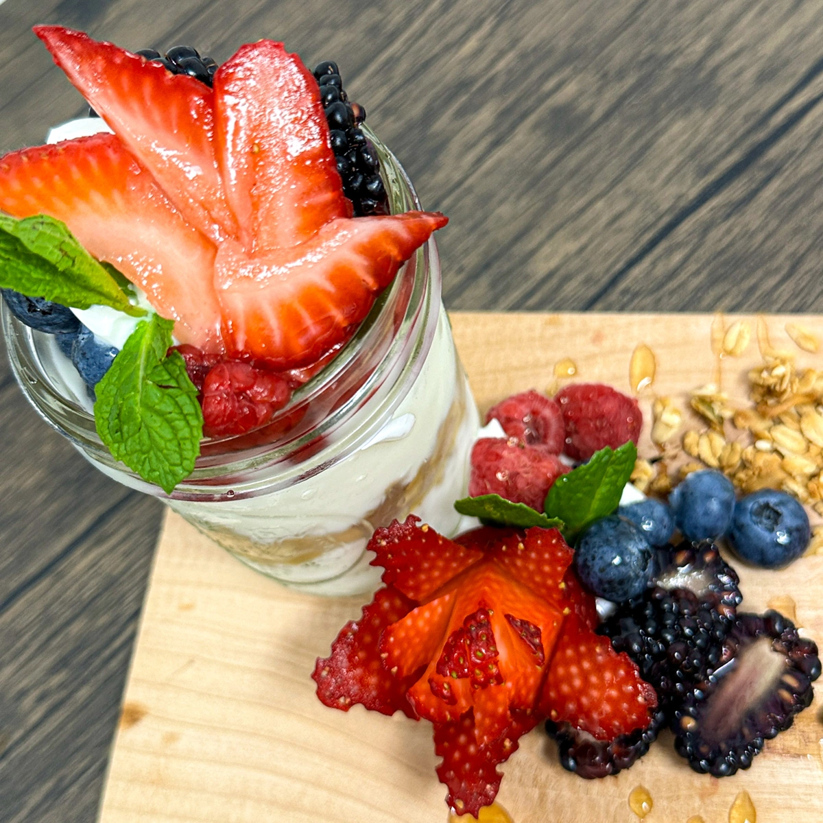 Strawberry and Mixed Berry Yogurt Parfait Chicken Cordon Bleu | Chef-Driven School Lunches Students will Love | ChefAdvantage