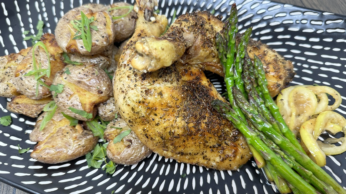 Chicken Asparagus and Potatoes | Chef-Driven School Lunches Students will Love | ChefAdvantage