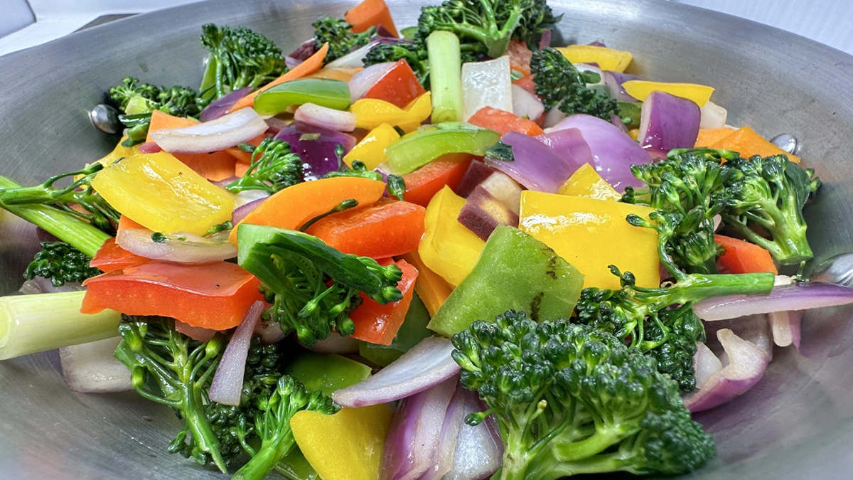 Colorful Sauteed Vegetables | Chef-Driven School Lunches Students will Love | ChefAdvantage