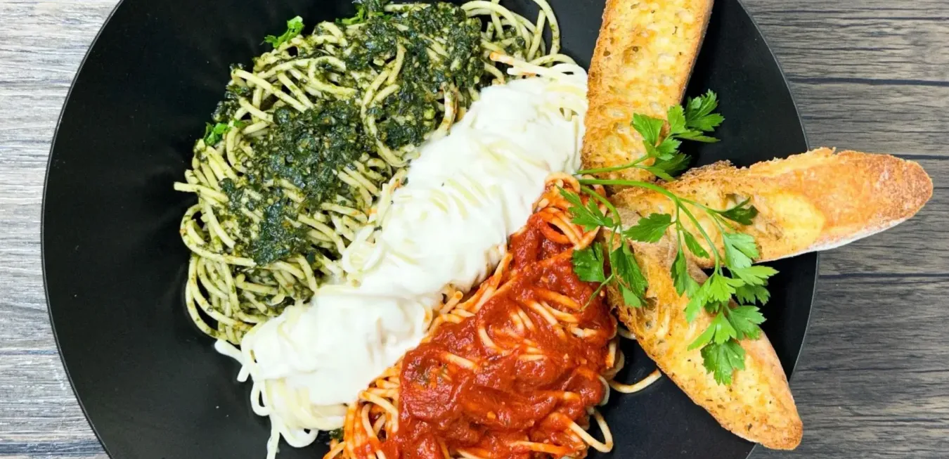 Three Sauce Pasta | Quality School Dining | ChefAdvantage